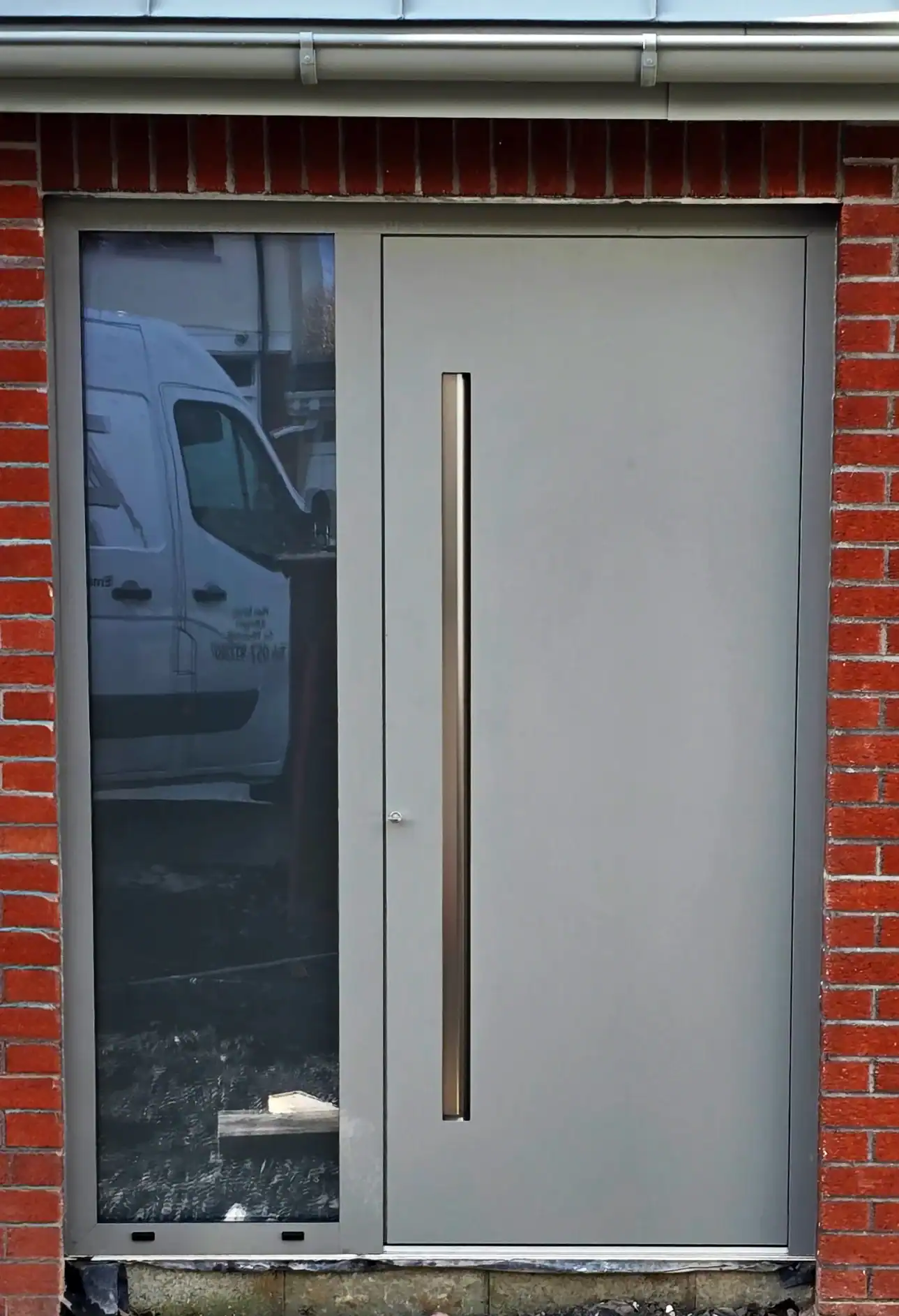 grey front doors
