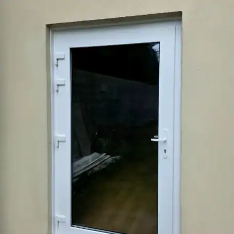 uPVC Doors Salamander greenEvolution 76 3D