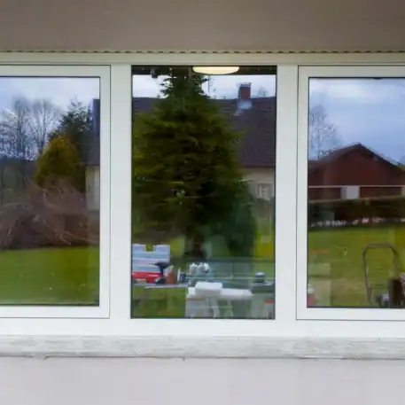 uPVC Windows Salamander greenEvolution 76 3D