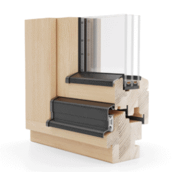 Holzfenster Naturo 80