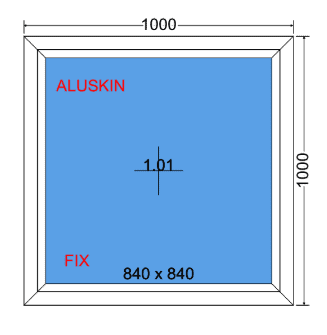 Feststehendes Fenster