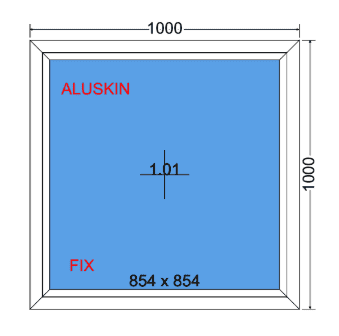 Feststehendes Fenster