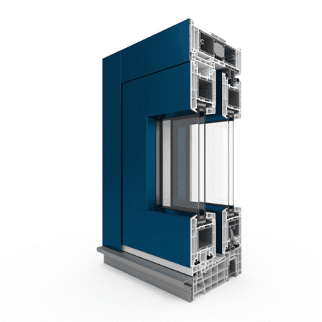 Kunststoff-Alu Schiebetüren HST 85 mm