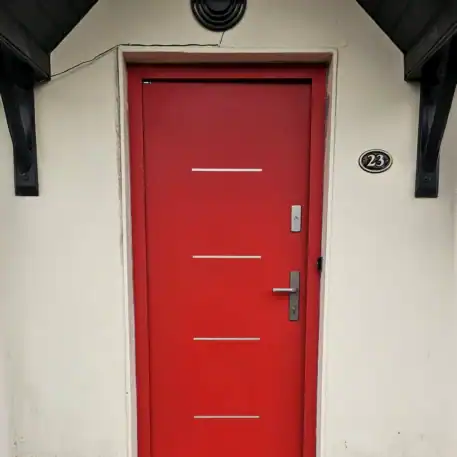 Aluminium doors Wiked Future Inox model FI03B Product line: OPTIMUM TERMO | Limerick | #532