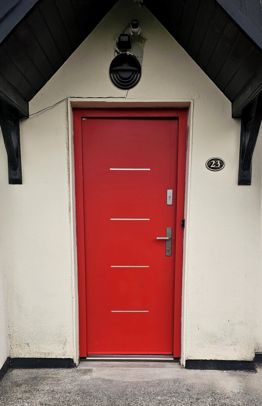 Aluminium doors Wiked Future Inox model FI03B Product line: OPTIMUM TERMO | Limerick | #532