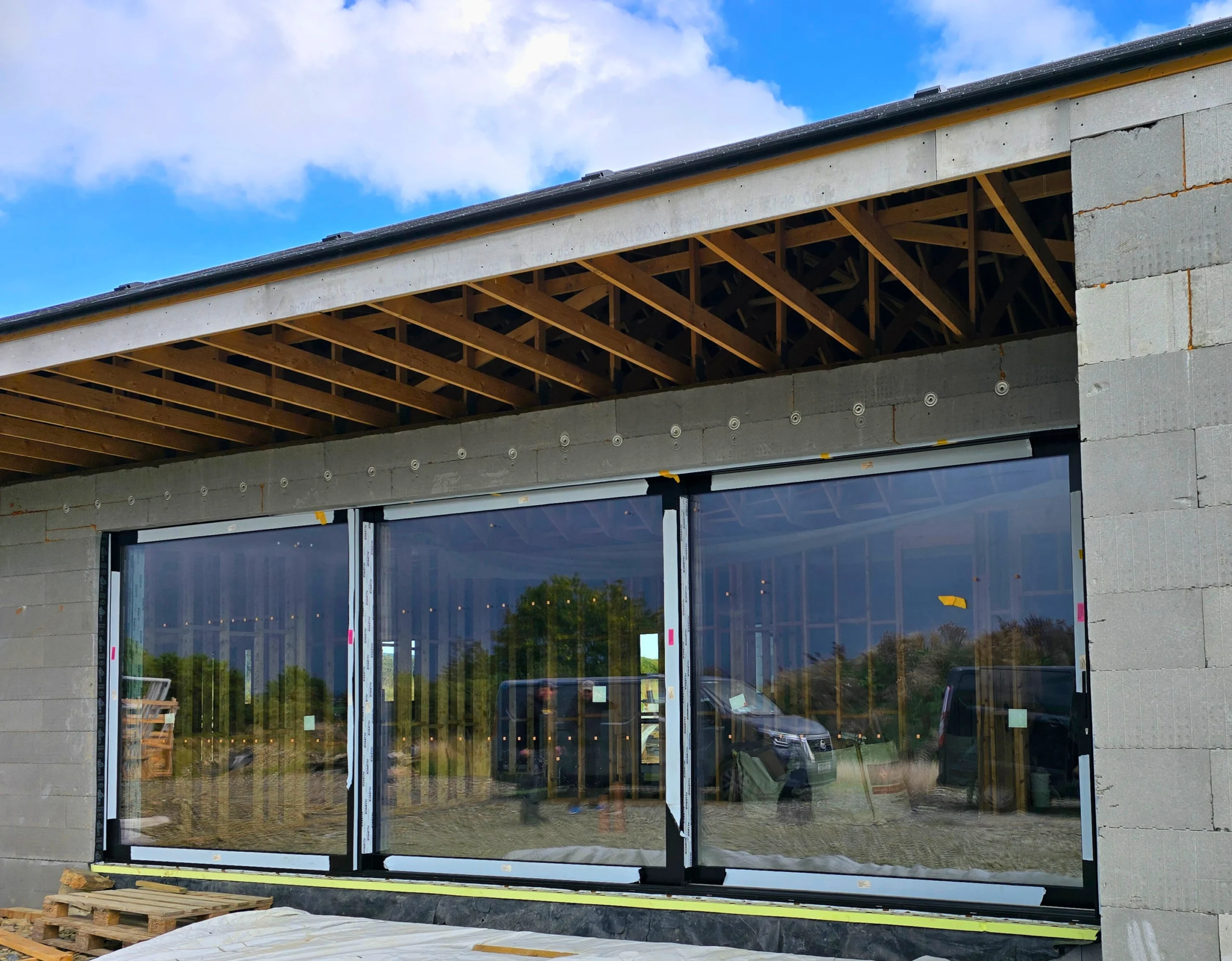 PVC-Fenster Ideal Neo Energeto | Aluminiumtüren Aluprof MB-86N Despiro Modell DP5 Wärmeschutzsystem | PVC-Türen Ideal NEO | Aluminium-Schiebetüren MB-77HS Monorail | Wexford | #542