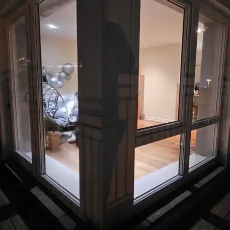 uPVC Balcony Doors Salamander greenEvolution 76 3D