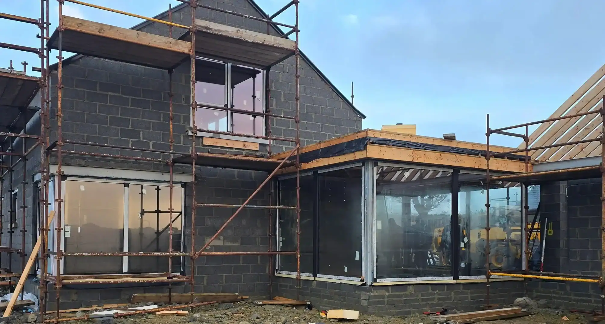 uPVC Windows and Doors Salamander greenEvolution 76 3D | Aluminium Windows MB-79N | Wikęd Steel Doors model WL 03 Product line: OPTIMUM TERMO | Aluminium Sliding Doors MB-77HS Monorail and MB-59HS Monorail | Waterford | #568