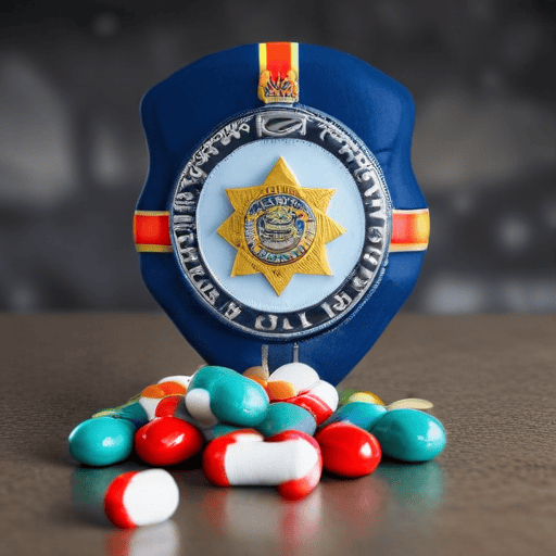 Illustration of 18 including 2 juveniles arrested with drugs