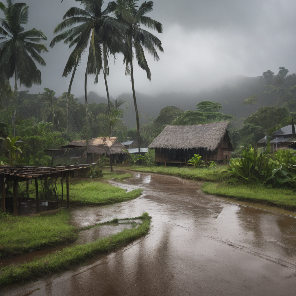Fiji Heavy Rain Warning Issued for Yasawa, Eastern Viti Levu, Northern Division, Lau-Lomaiviti and Kadavu as Slow-Moving Trough Lingers