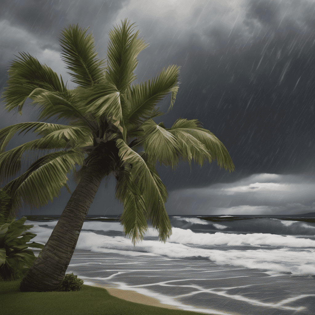 Fiji Heavy Rain Alert for Eastern Viti Levu and Nearby Islands with Strong Southeast Winds Up to 45 km/h