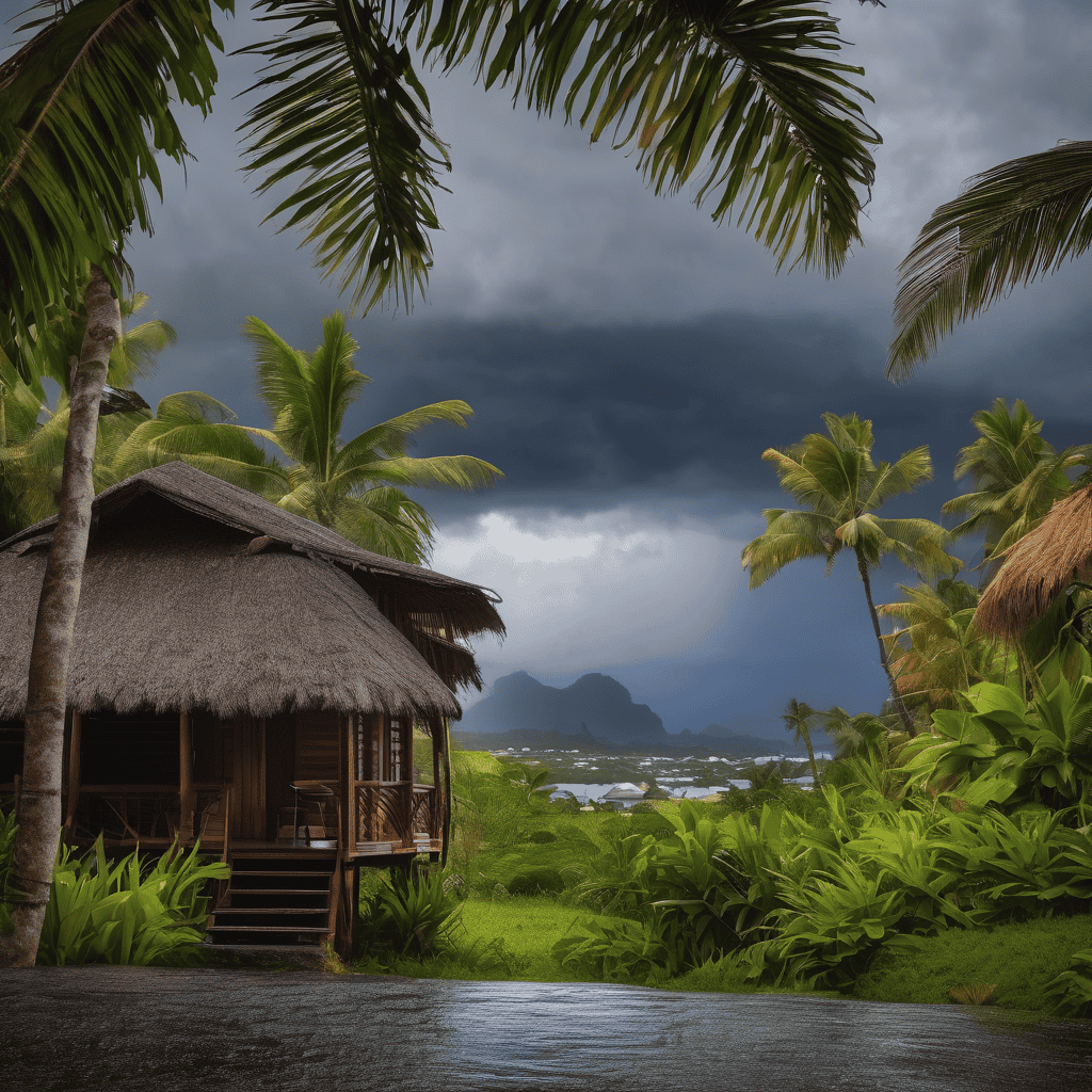 Fiji Weather Bulletin: Trough of Low Pressure Brings Widespread Showers and Afternoon Thunderstorms Across Northern and Eastern Fiji with Possible Heavy Falls