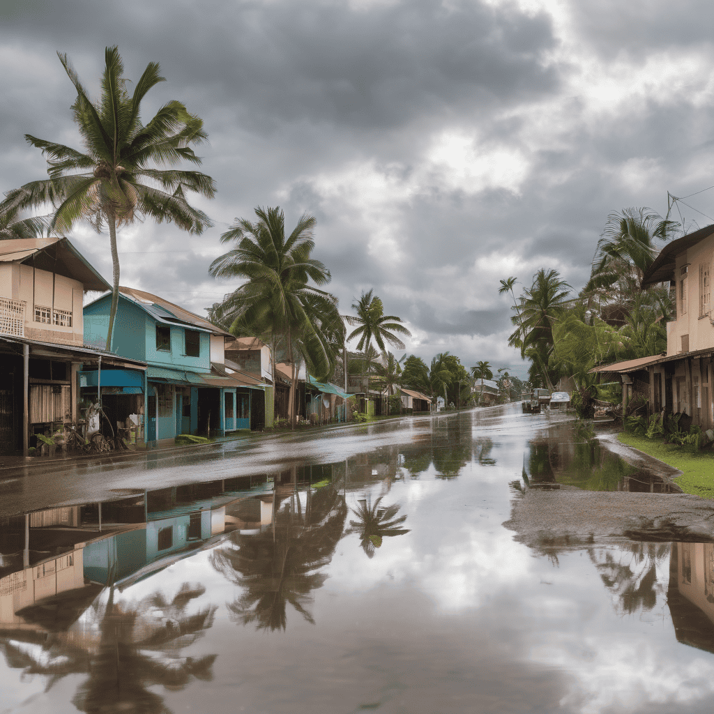 Flash Flood Alert Remains in Effect Across Fiji as Trough Brings Widespread Showers and Thunderstorms