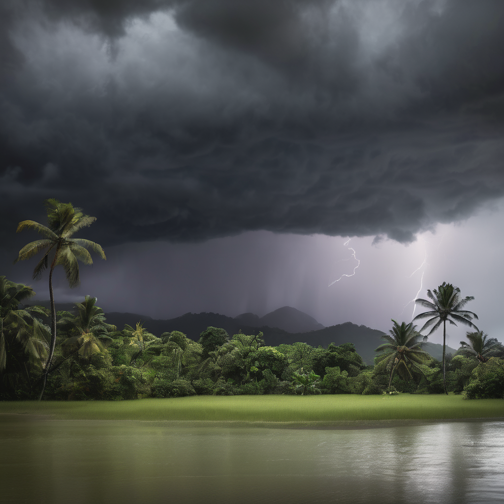 Fiji Weather Bulletin: Trough of Low Pressure Triggers Widespread Showers, Thunderstorms and Flash Flooding Risk