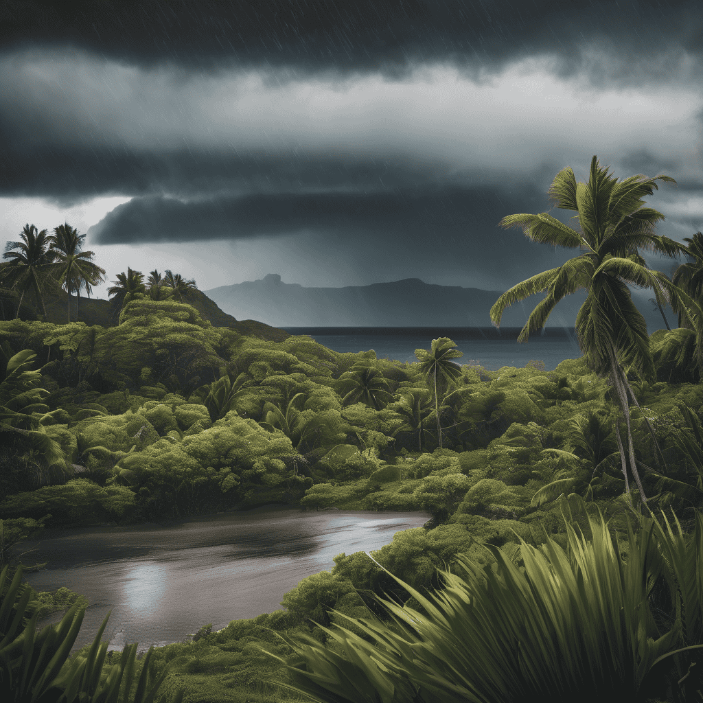 Fiji Weather Forecast: Widespread Showers and Thunderstorms with Heavy Rain and Flash Flood Risk Across Islands