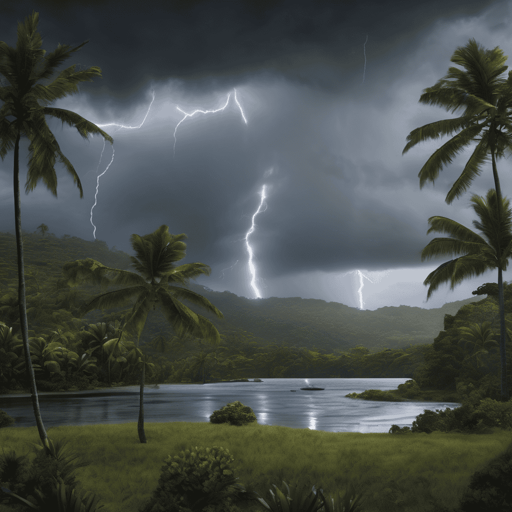 Fiji Weather Forecast: Trough of Low Pressure Brings Widespread Showers and Thunderstorms Across Fiji