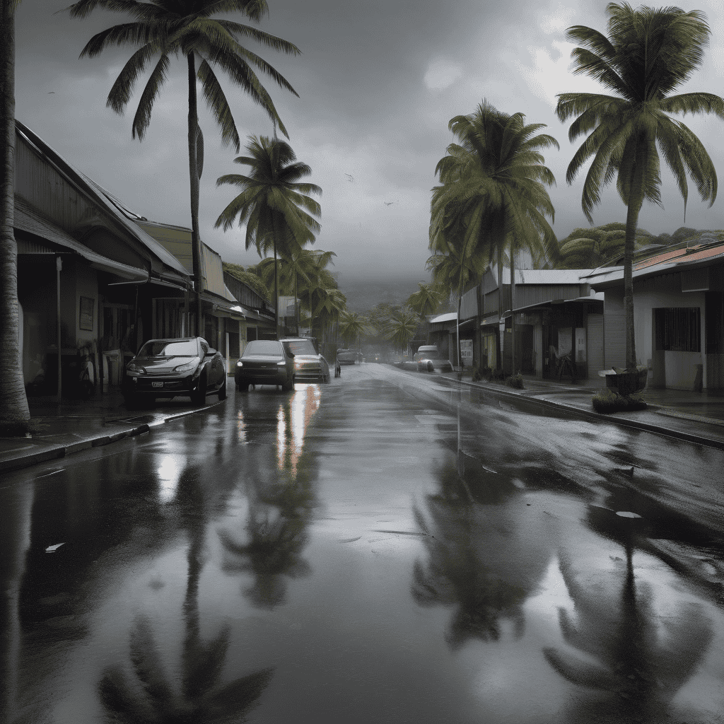 Fiji Weather Alert: Heavy Rain and Flash Flood Warnings with Strong Winds Across the Fiji Islands