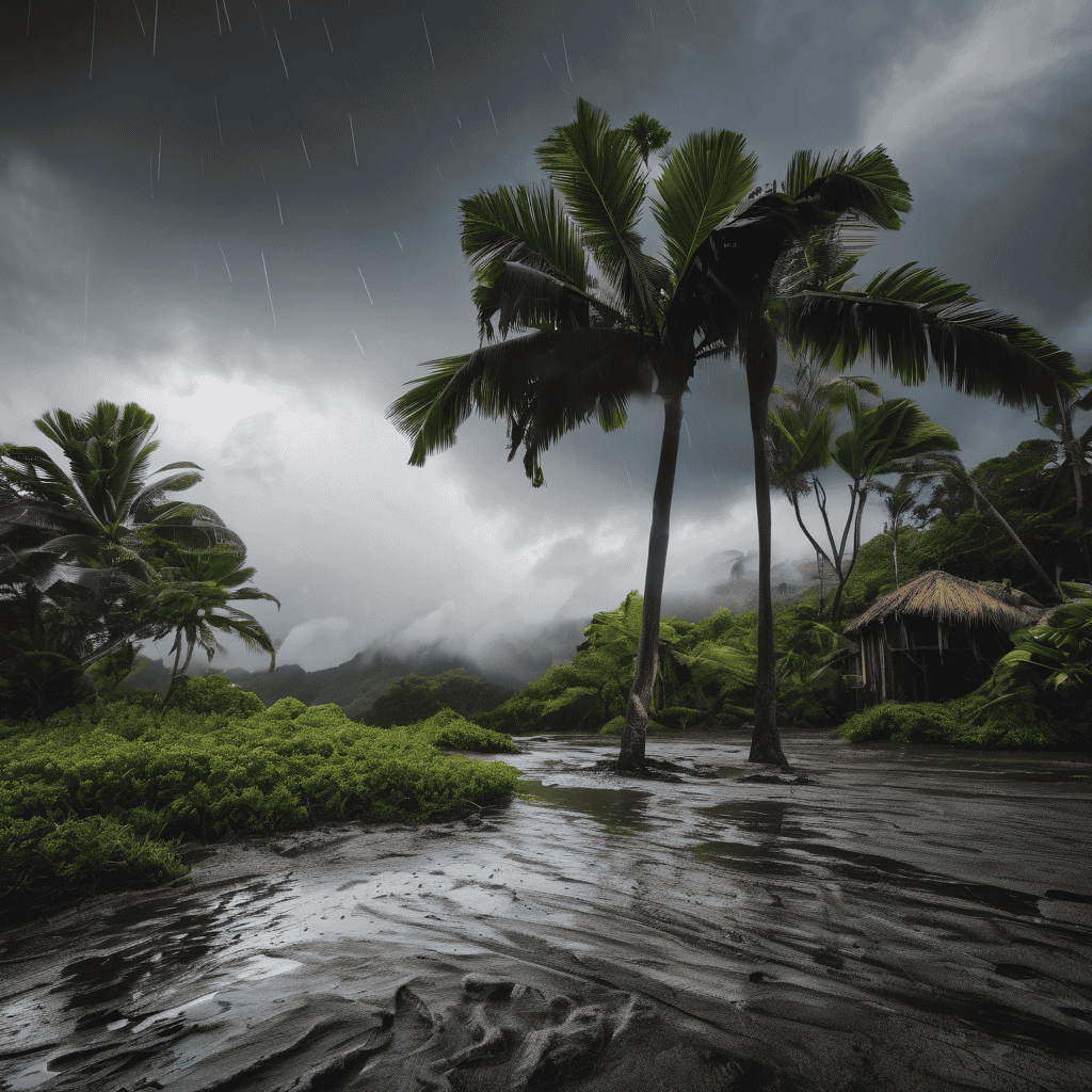 Fiji Weather Alert: Severe Thunderstorm Warning Remains in Force for Vanua Levu with Heavy Rainfall