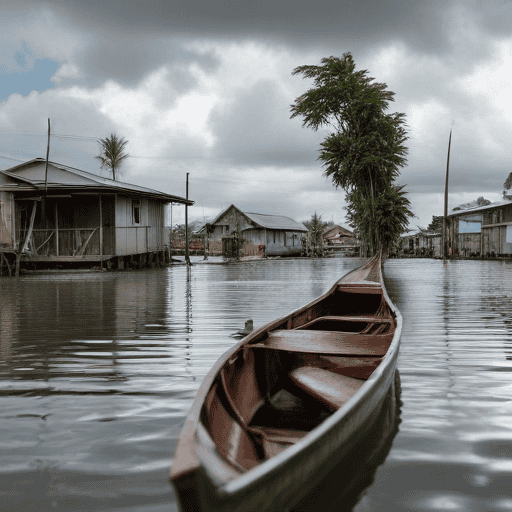 Illustration of 47 Families Evacuated from Floods in Tavua
