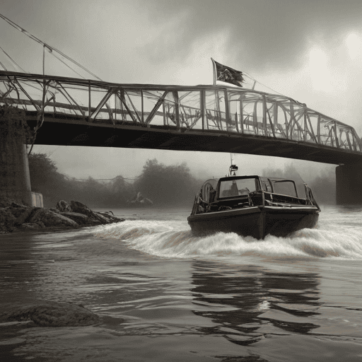 Illustration of 4 escape death after bridge collapse in Nadi
