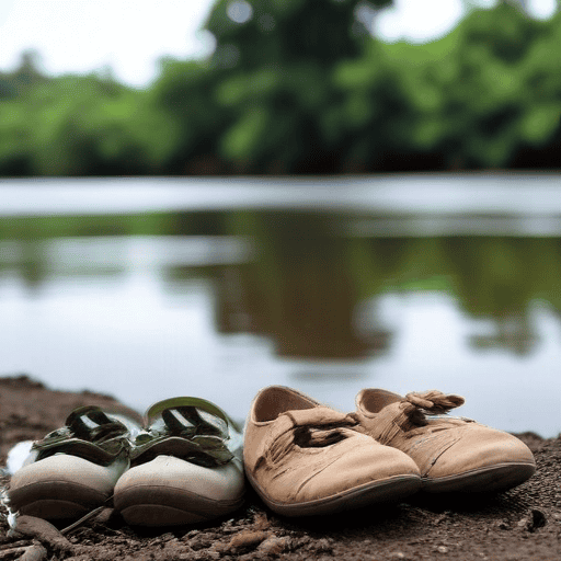 Illustration of Body of missing child retrieved from Waisomo River