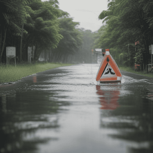 Illustration of Central and Northern Division road closure update