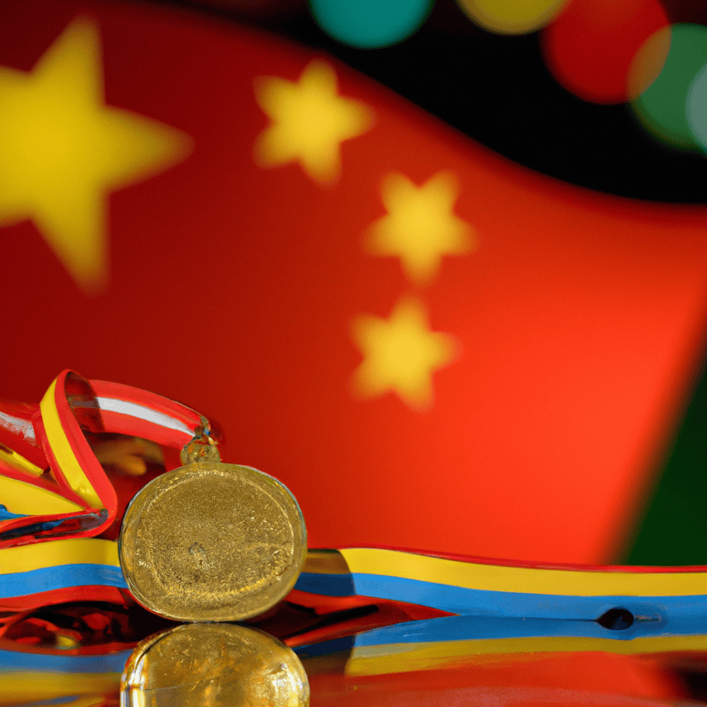 Illustration of China win first gold in acrobatic team event with big lead over U.S