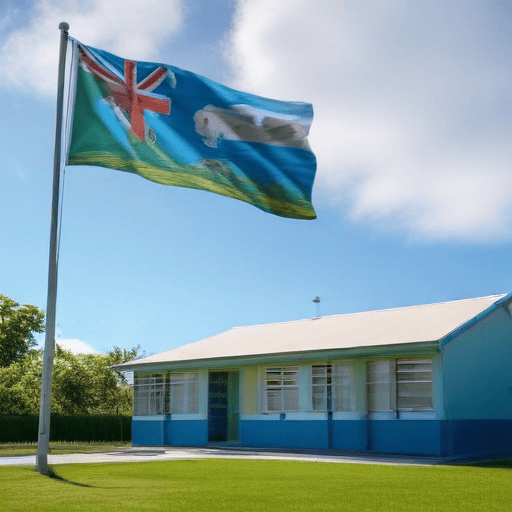 Illustration of Community service in education and hygiene