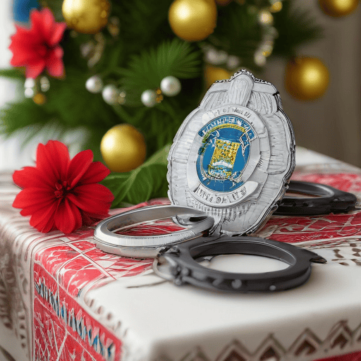 Illustration of Drug suspect threatens officer during arrest