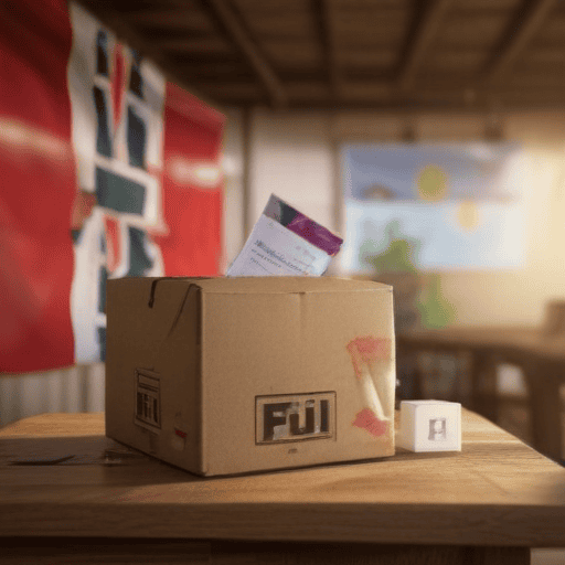 Illustration of Fiji Awaits Answers on Election Night App Glitch