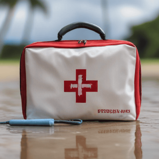 Illustration of Fiji Red Cross Society Urges Vigilance as Flood waters Recede.