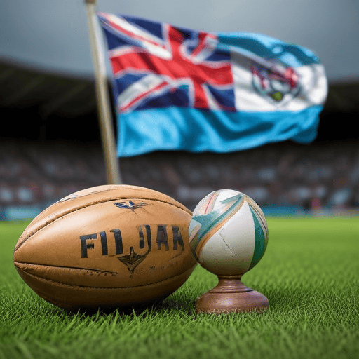 Illustration of Fijiana 7s dev into Oceania quarterfinals