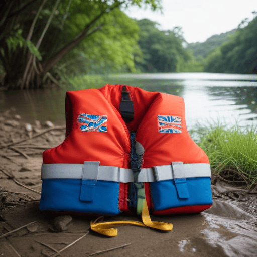 Illustration of Girl, 5, swept away by strong river currents