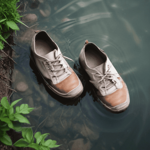 Illustration of Girl, 5, swept away by strong river currents