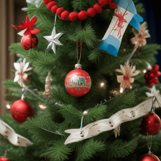 Illustration of Guests gather to enjoy Xmas ‘hits’