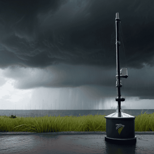 Illustration of Heavy rain warning across the country