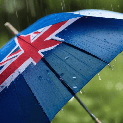 Illustration of Heavy rain warning across the country