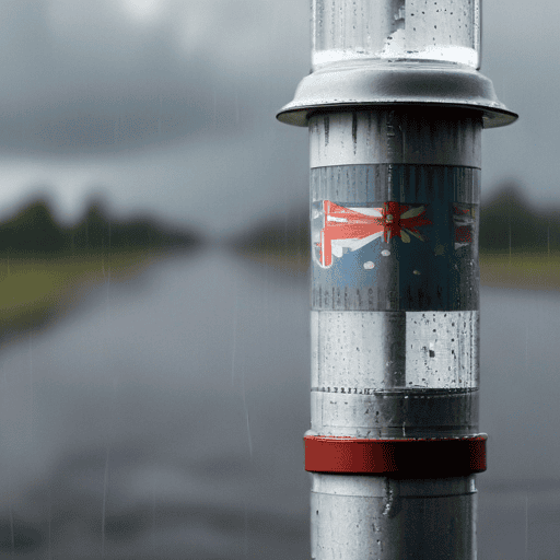 Illustration of Heavy rain warning across the country