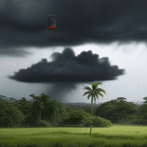 Illustration of Heavy rain warning across the country