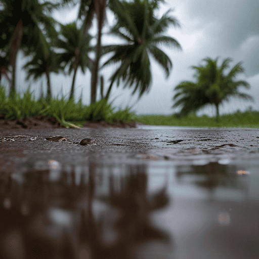 Illustration of Heavy rain warning across the country