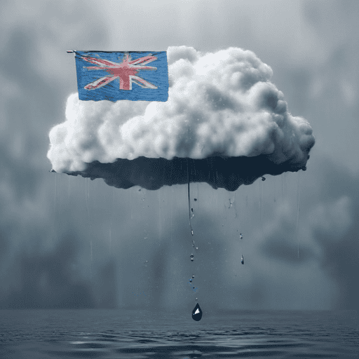 Illustration of Heavy rain warning for parts of Fiji