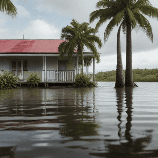 Illustration of Nadi family safe during Christmas disaster