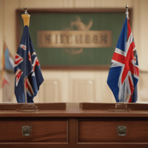 Illustration of Naivalurua, Naupoto and Bulitavu sworn in as Ministers