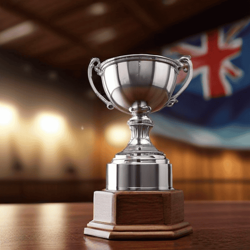 Illustration of Our Netball Men Claim Merlion Cup