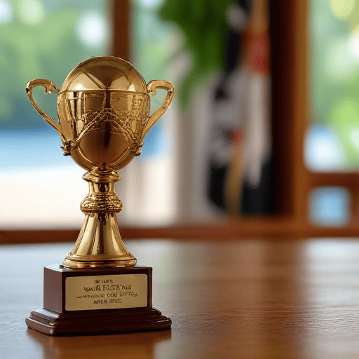 Illustration of QVS Dux, Tevita Koroi, Thanks Parents and God for Achievement