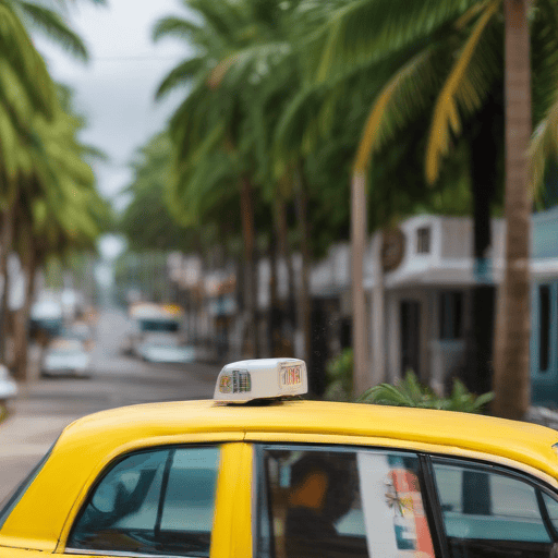 Illustration of Suva Taxi Operators aid Police in arrest of car thief