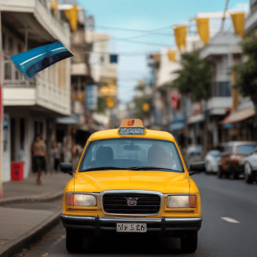 Illustration of Suva Taxi Operators aid Police in arrest of car thief