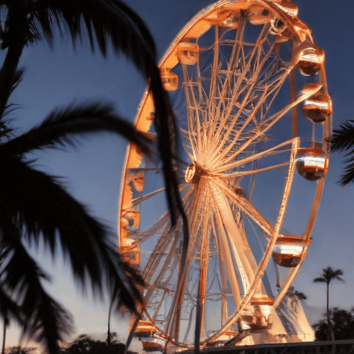 Illustration of Temporary ban of ferris wheel operations