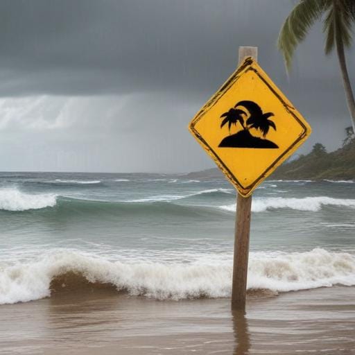 Coastal Inundation Alert Issued for Fiji's Sigatoka, Mamanuca, Lau, and Lomaiviti Regions with Brief Showers Expected