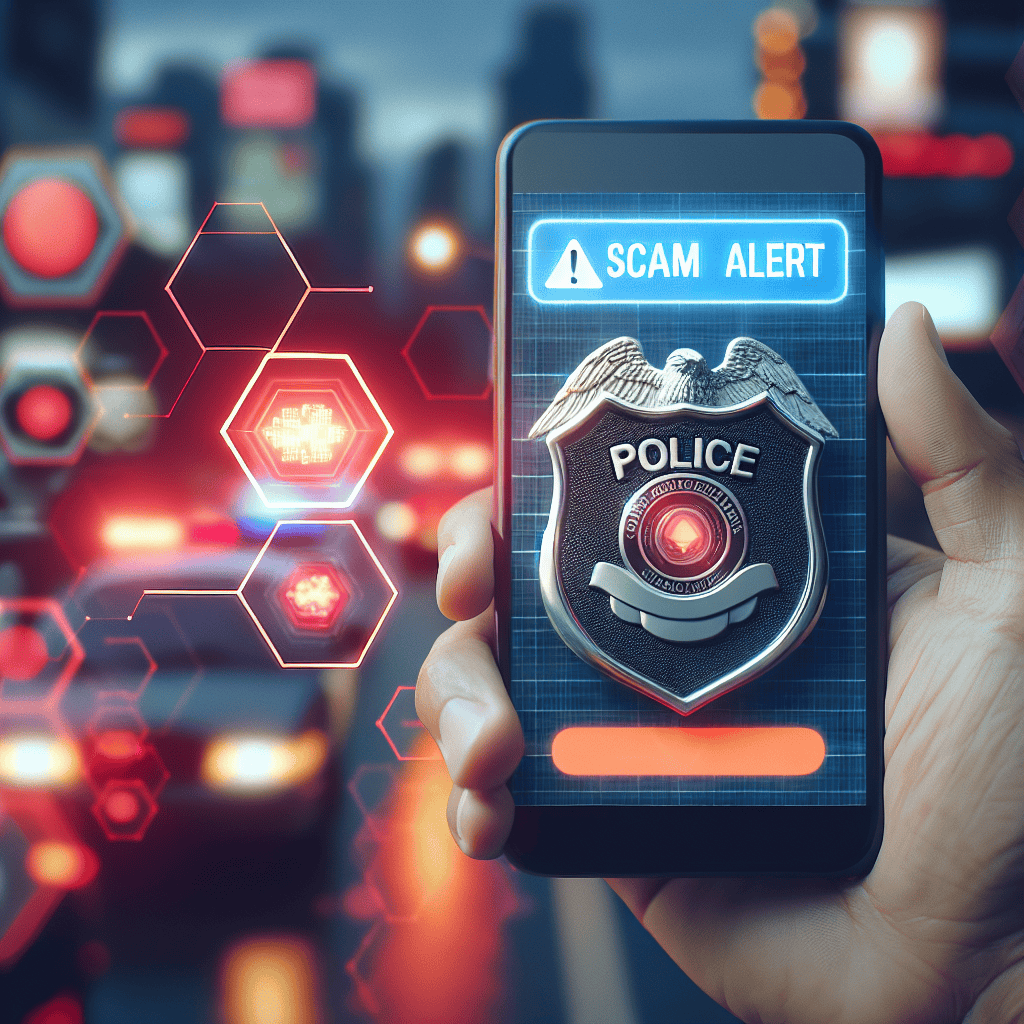 Illustration of COMPOL urges vigilance amid rising scams